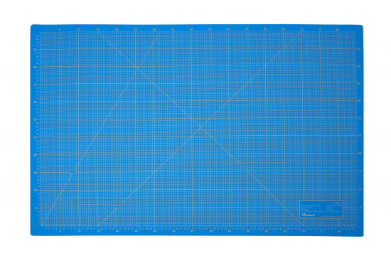 Schneidematte 3-lagig und selbstheilend - Farbe: Blau - Gre: 600x900mm