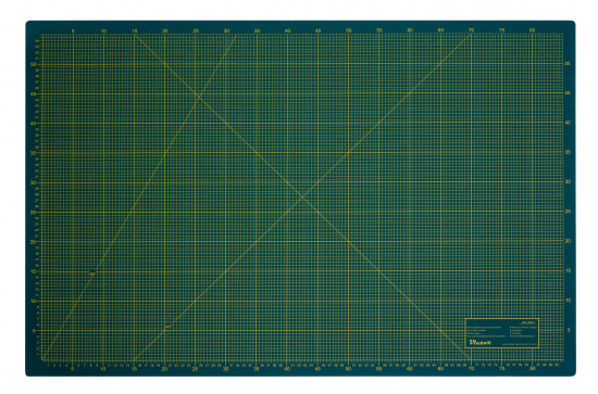 Schneidematte 3-lagig und selbstheilend - Farbe: Grn Schwarz - Gre: 600x900mm