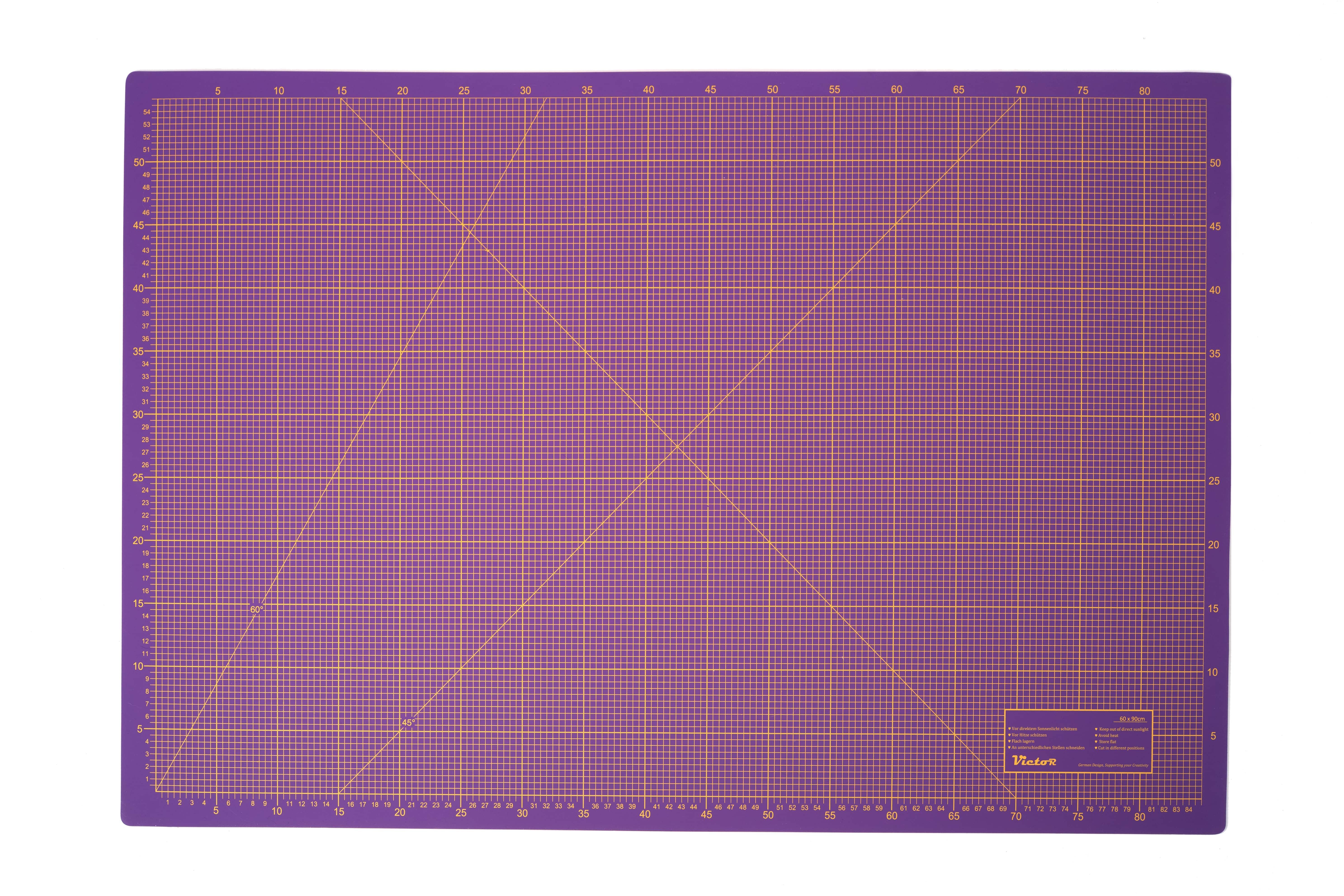 Schneidematte 3-lagig und selbstheilend - Farbe: Violett Pink - Gre: 600x900mm