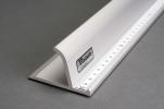 Schneidelineal aus Aluminium VictorBar, Profi-Ausführung, rutschsicher Schneidelineal aus Aluminium VictorBar, Profi-Ausführung, rutschsicher